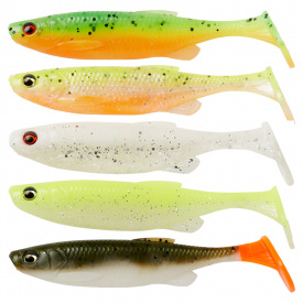 Savage Gear Fat Minnow T-Tail 9cm, 7g (5-pack) Darkwater Mix