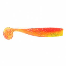Lunker City Shaker Shad, 9,5cm, Atomic Chicken - (8-Pack)