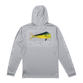 Salty Crew Golden Mahi Hood Sunshirt Silver