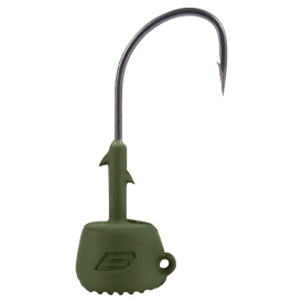 BKK Silent Chaser Draggin' NED Jig head - 3/8oz / 10,6g 1/0 Green