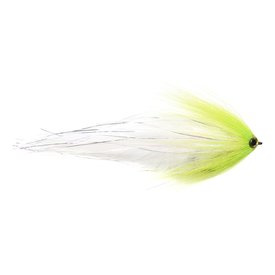 Vision Pike - Deceiver White/Chartreuse fly #6/0