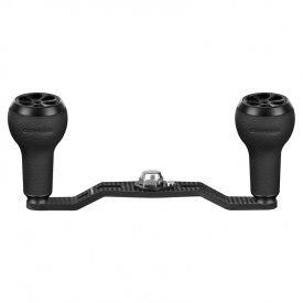 Gomexus 100mm Carbon Handle with 27mm TPE Knob 8x5mm - Full Black