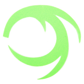 Dragon Tails XXL 3-pack, Fluo Chartreuse