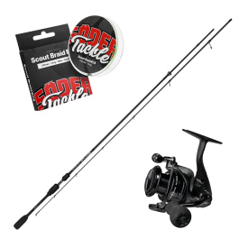 Mikado Bixlite Fast Spin & Pitch Black Combo 7'3'', 4-18g