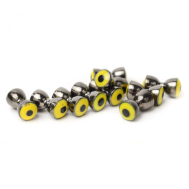 Real Eyes 4.8mm - Black Nickel / Yellow eye