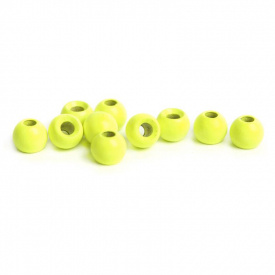 Brass beads 4.0mm - Fluo Chartreuse