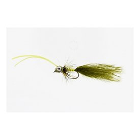 Small Dredger Rubberlegs Olive/Chartreuse