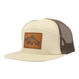 Hurricane Leather Patch Trout 7-panel Trucker Hat
