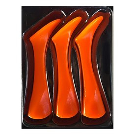 Headbanger Shad 22cm Replacement Tails (Paddlar), Fluo Orange