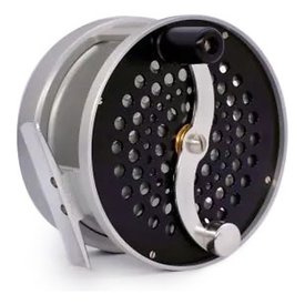 Iwana Salmon Series Fly Reel Large Black & Silver Höger