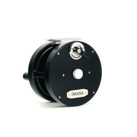 Iwana Retro 1:2 Multiplier Salmon Reel Black - 3,5''