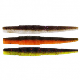 Westin Ned Worm 9cm, 5g (6-pack) - Dark Water Mix  
