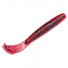 Strike King Rage Ned Cut-R Worm 7,5cm (9-pack) - Red Bug