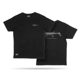 SQRTN x Söder Sportfiske Scout Shad Tee, Black