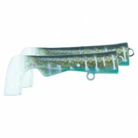 Svartzonker Ugly Louis Junior Paddle Tail (2pcs) - UV Electric Pike