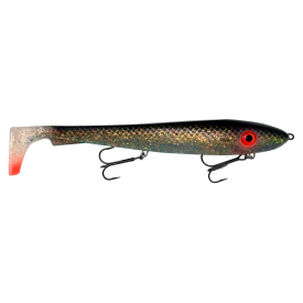 SvartZonker McRubber XL Rigged 30 cm, 215g - UV Black Back