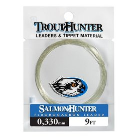 Trout Hunter SalmonHunter Fluorocarbon Tapered Leader 9ft - 0,330 mm