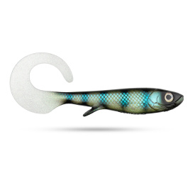 Wolfcreek Curly 22cm - Black Striped Ghost