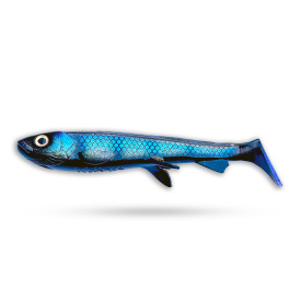 Wolfcreek Shad 30cm, 220g - Black Striped Ghost