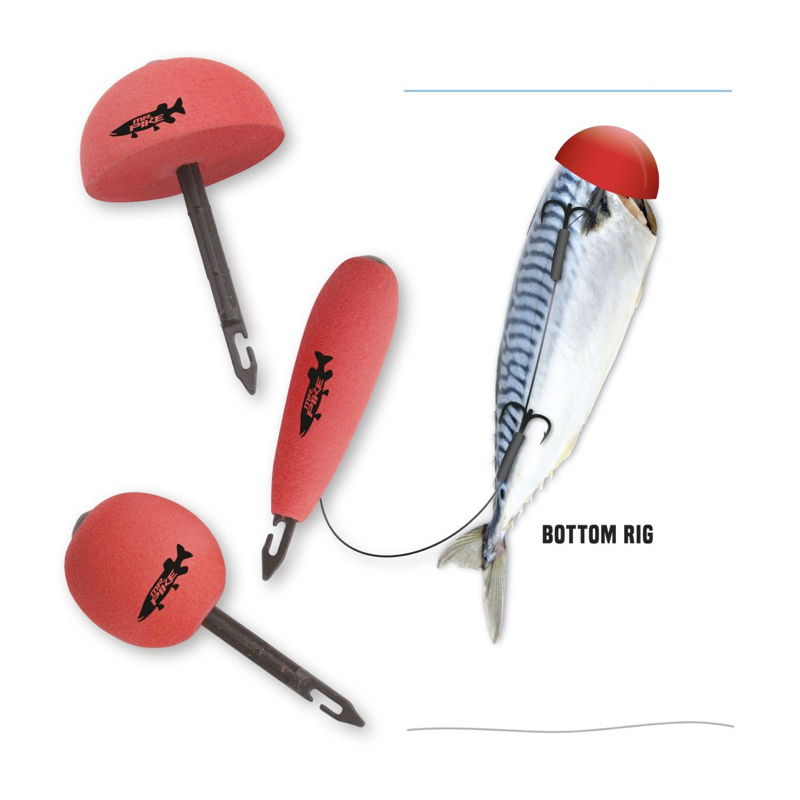 Quantum Mr. Pike Bait Pop Up Kit Red (3-pack)