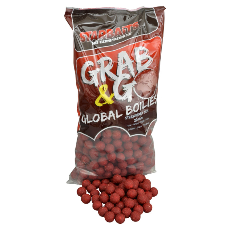 Starbaits G&G Global Boilies Strawberry Jam 2,5kg