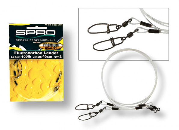 Spro Fluorocarbon Tafsar 2-pack
