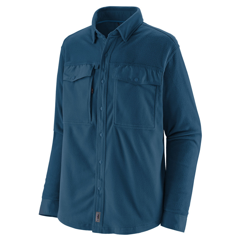 Patagonia M\'s L/S Early Rise Snap Shirt, Lagom Blue