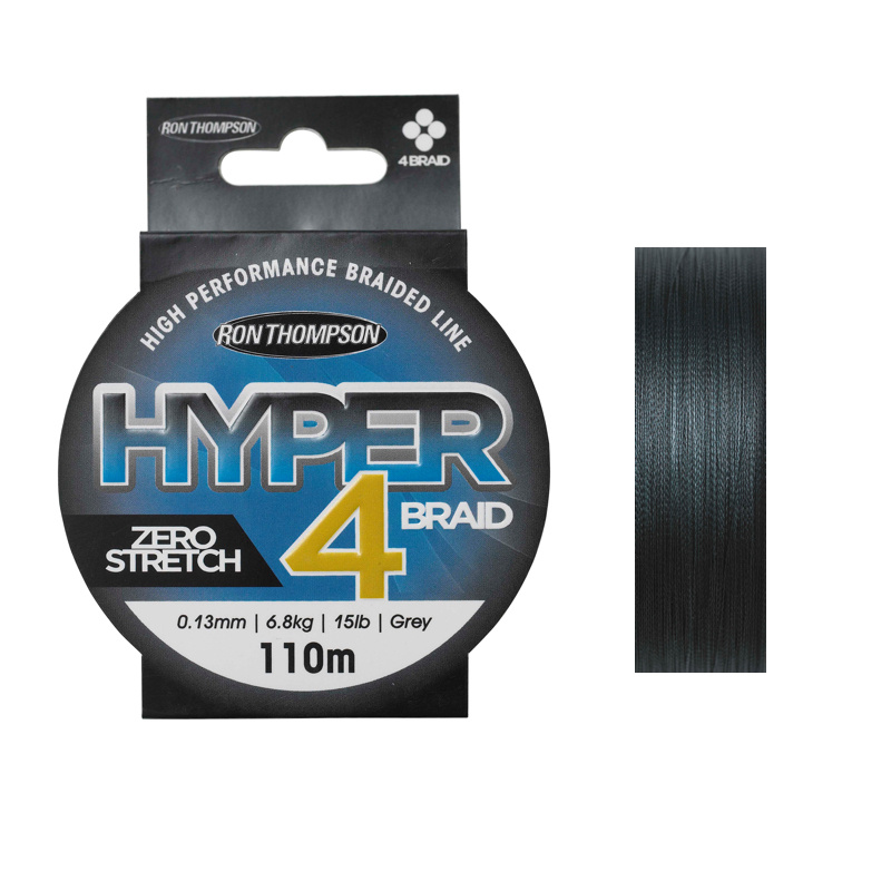 DAM/R.T Hyper 4-Braid 110m, Grey