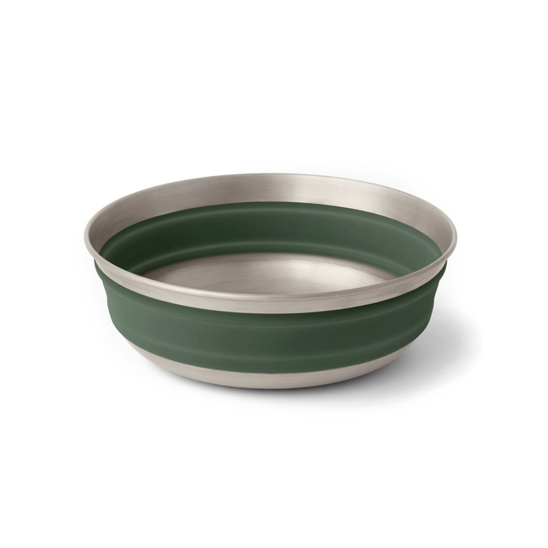 Sea To Summit Detour Stainless Steel Collapsible Bowl M Green