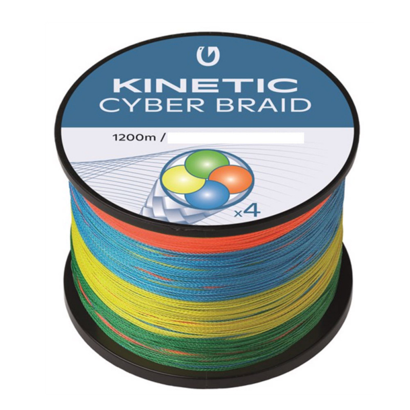Kinetic 4 Braid 1200m Multi Colour