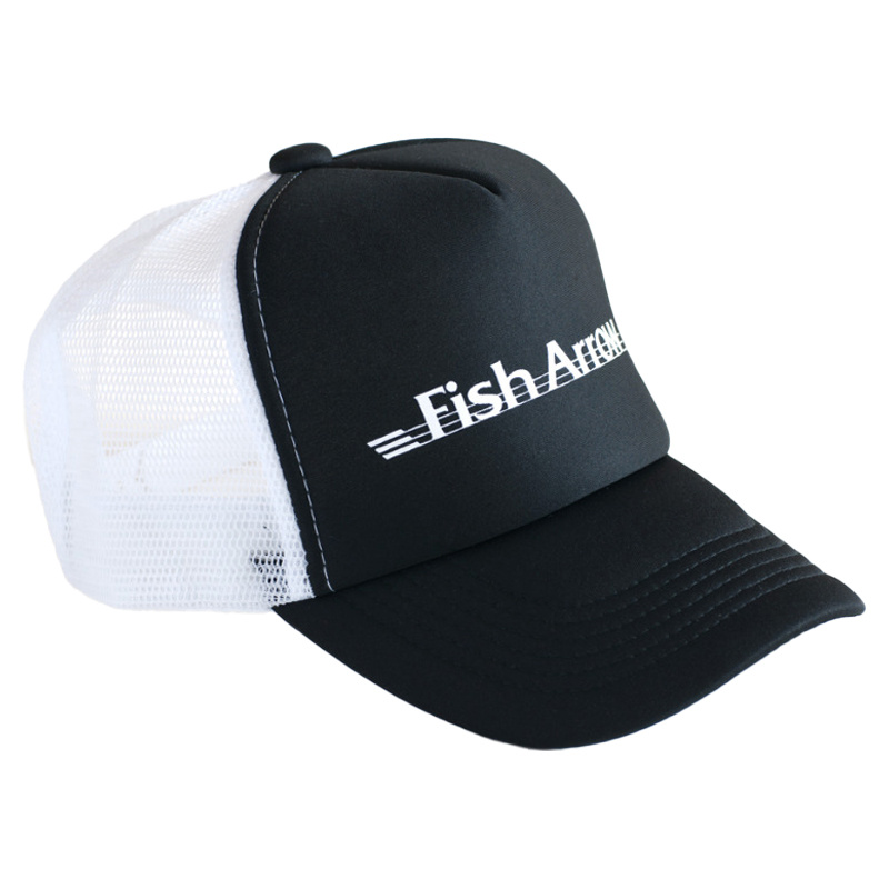 Fish Arrow Mesh Cap Black