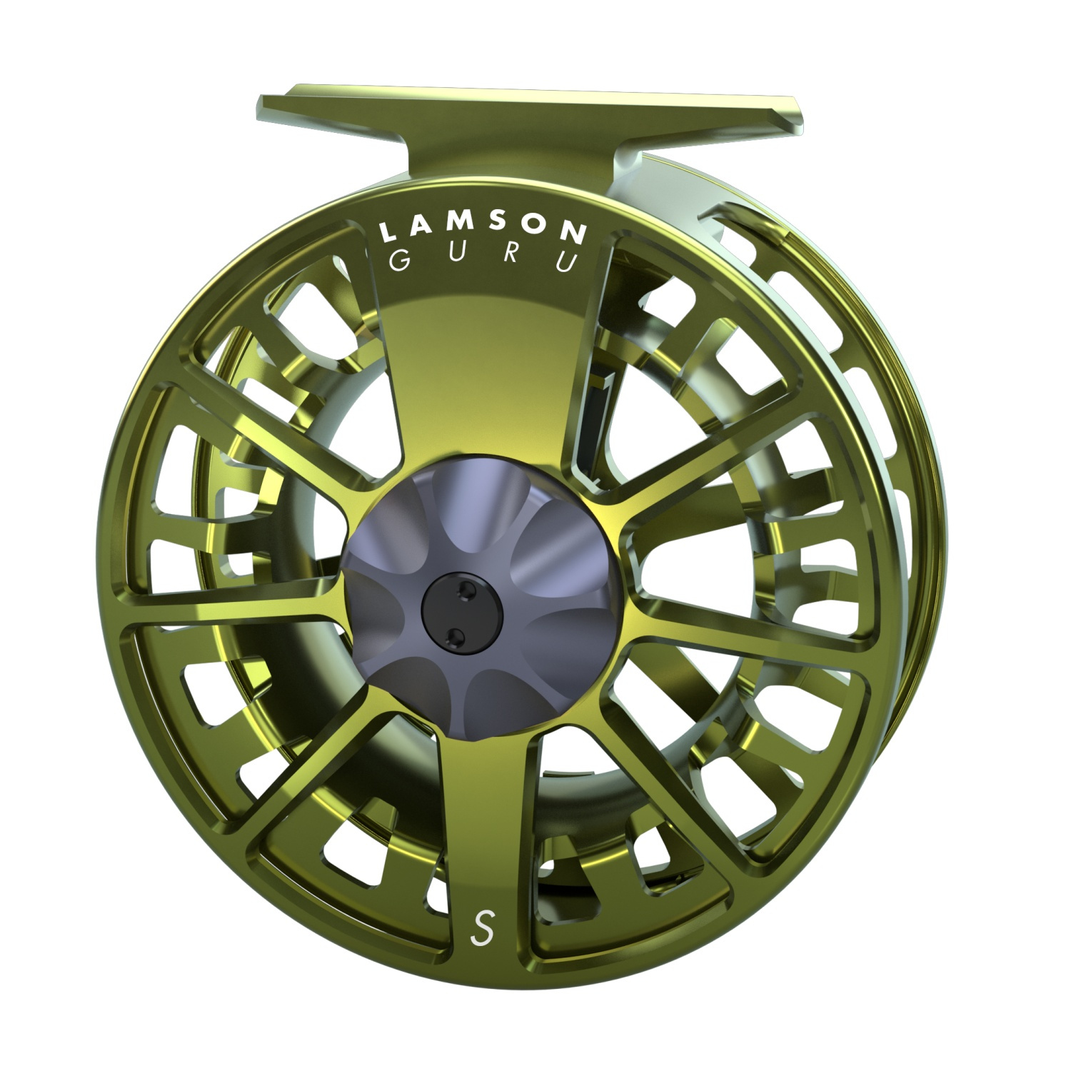 Lamson Guru S-Series Fly Reel Olive Green