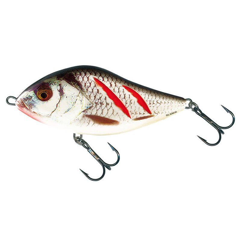 Salmo Slider 10cm, 46g Sinking - Wounded Real Grey Shiner