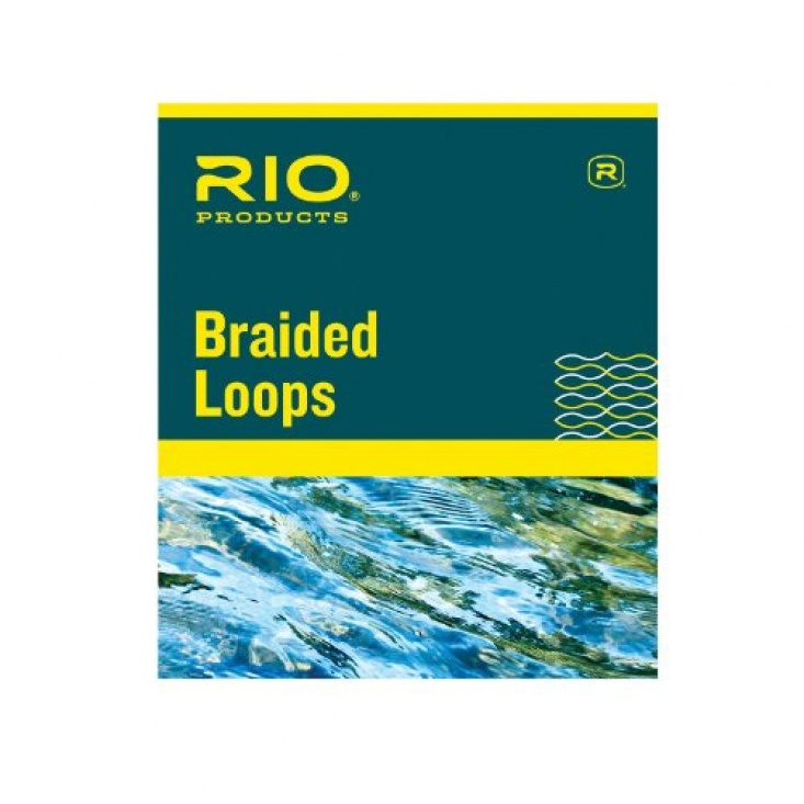 RIO Braided Loops Orange 4-pack W/Tubing