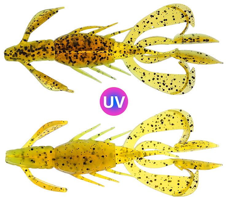 PerchFight Crayfish 4.4\'\' (5-Pack) 